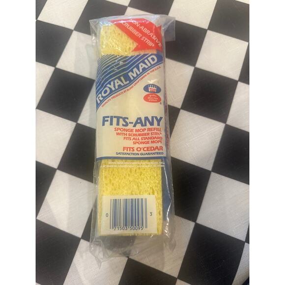Royal Maid sponge mop refill standard sponge mops vintage housecleaing - Picture 1 of 3